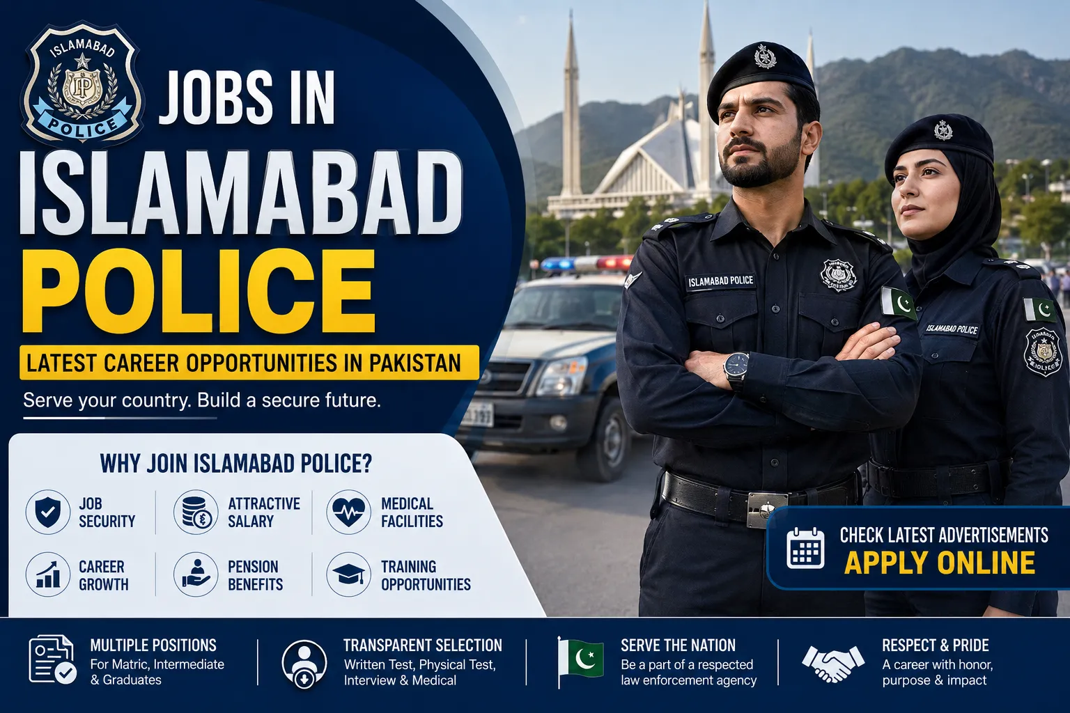 Jobs in Islamabad Police 2026